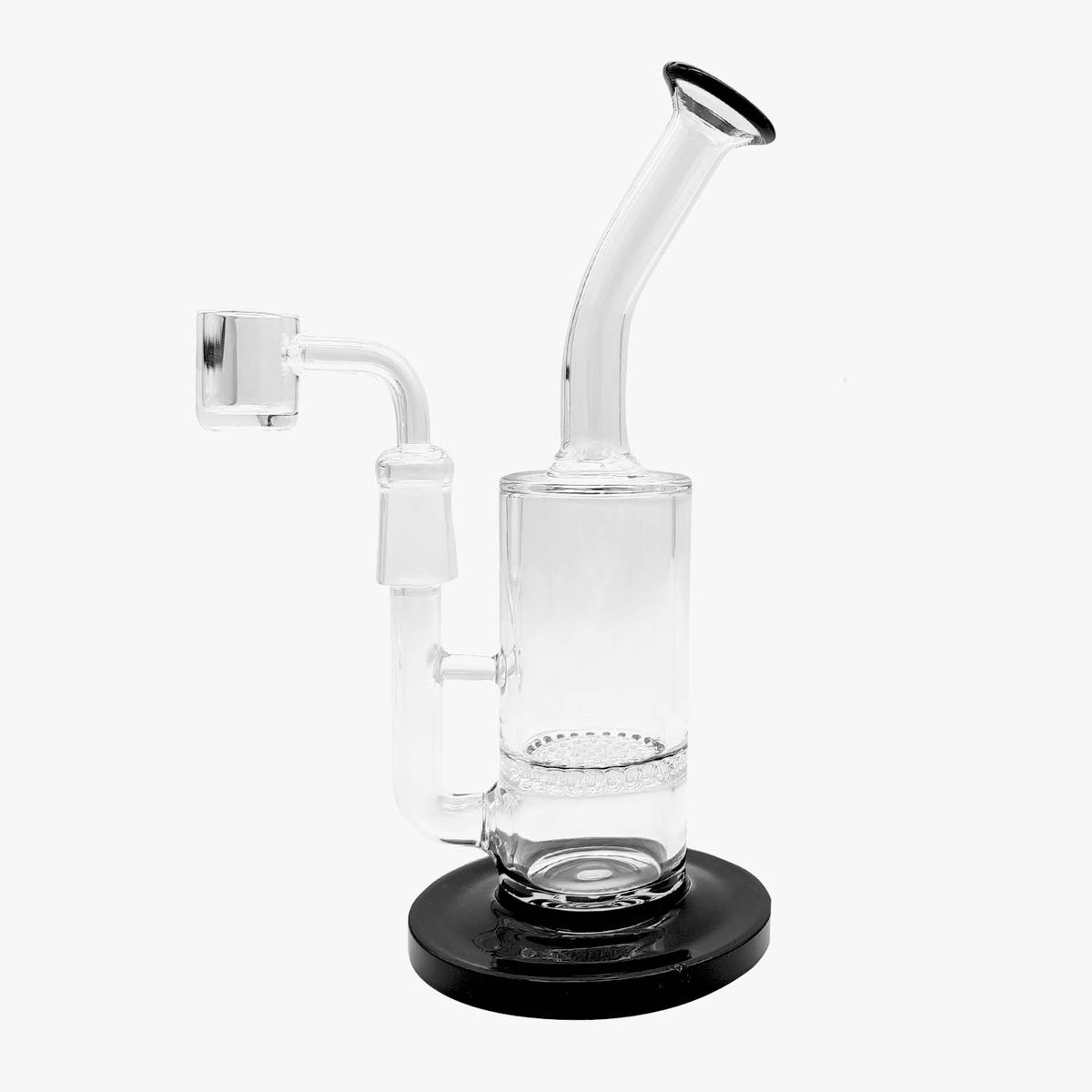 Small Glass Dab Rig (Black,Topaz) – 420 Dank Connections